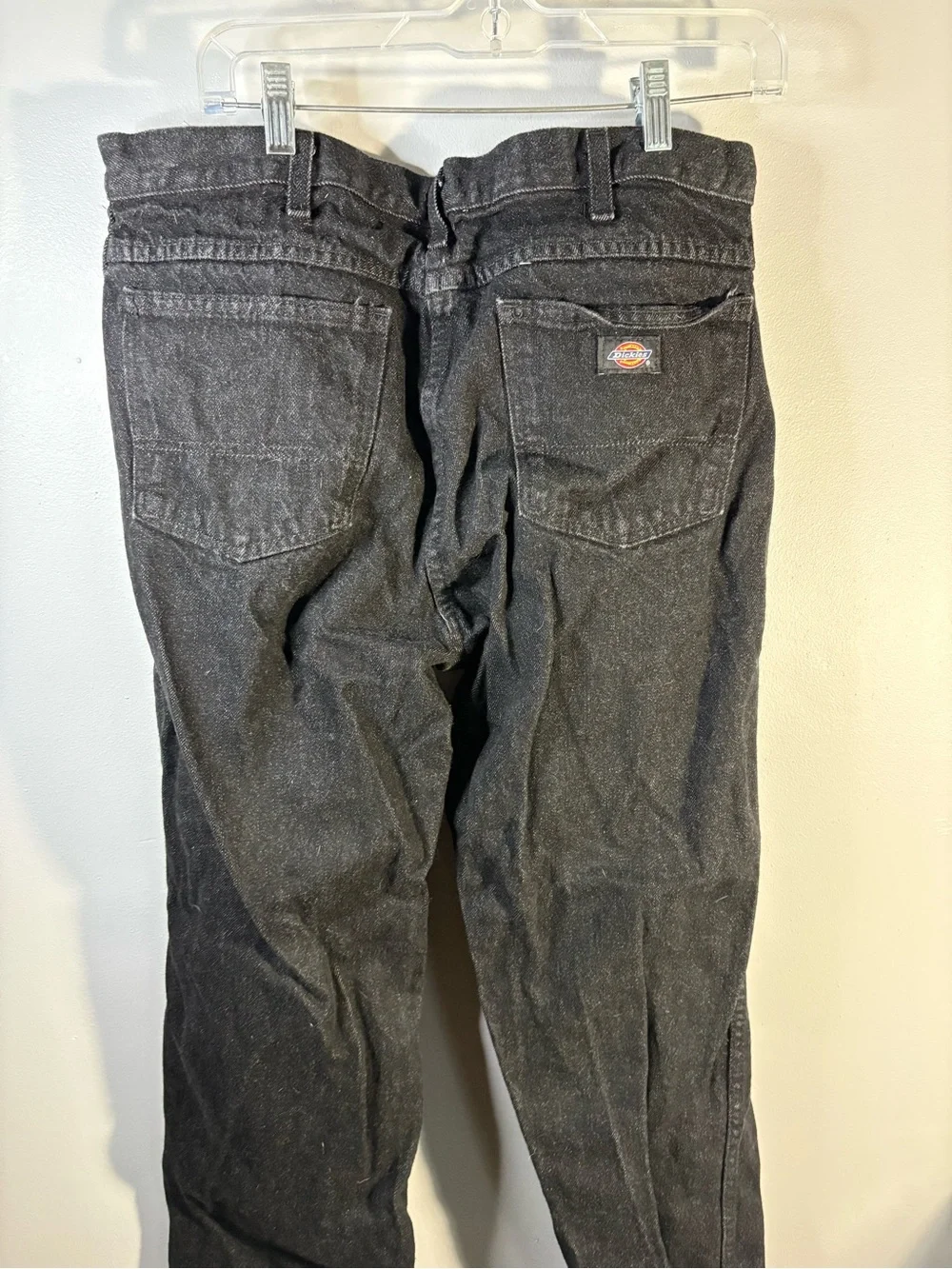 Dickies Men's Slim Straight Black Jeans